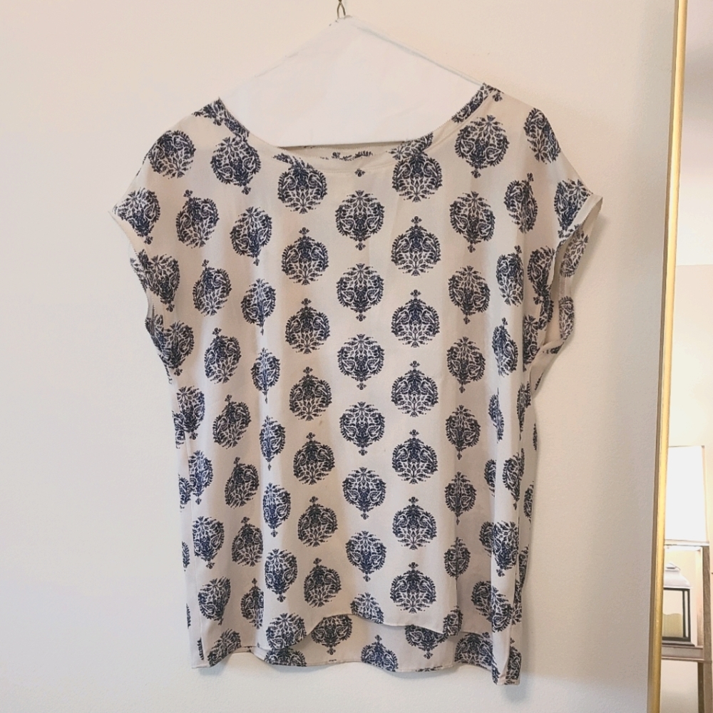 Loft short sleeve blouse